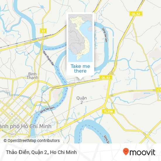 Thảo Điền, Quận 2, map