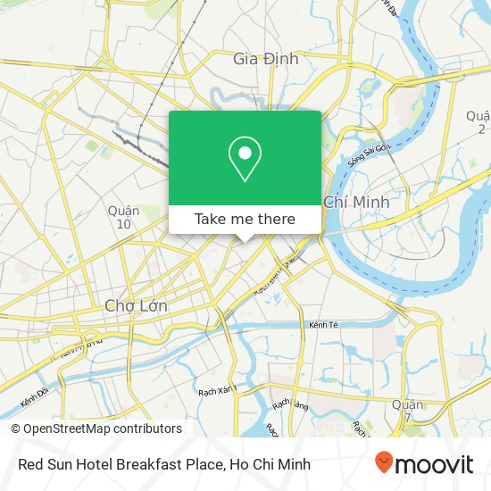 Red Sun Hotel Breakfast Place map