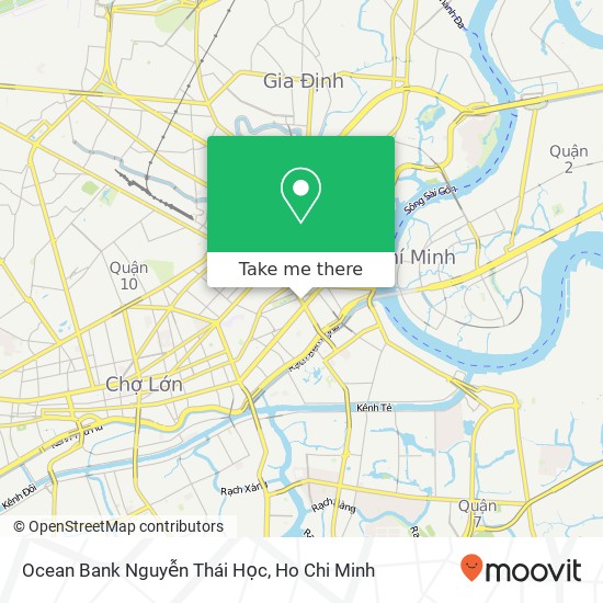Ocean Bank Nguyễn Thái Học map