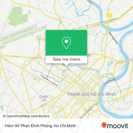 Hẻm 96 Phan Đình Phùng map