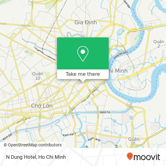 N Dung Hotel map