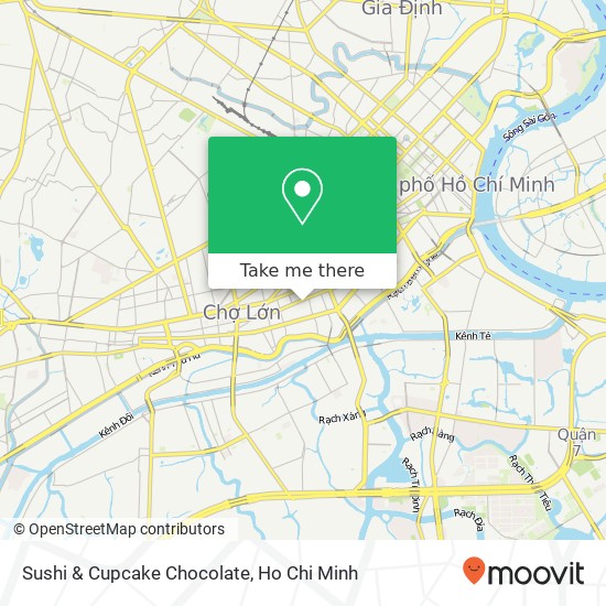 Sushi & Cupcake Chocolate map