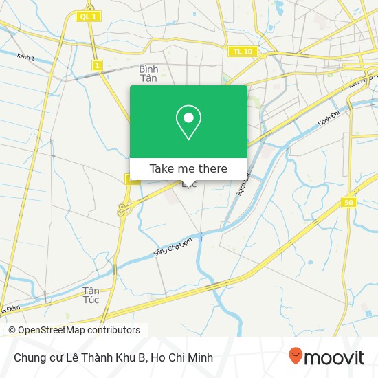 Chung cư Lê Thành Khu B map