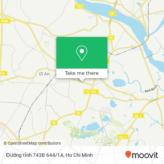 Đường tỉnh 743B 644/1A map