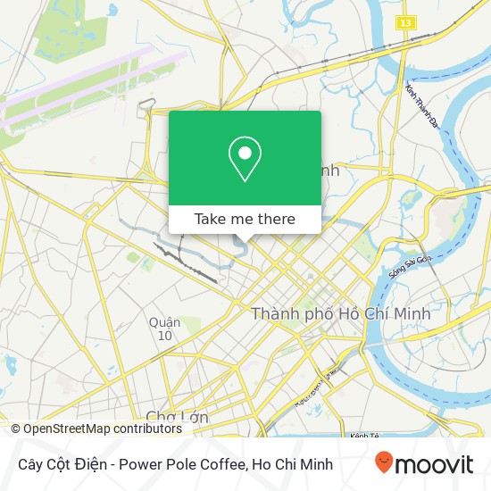 Cây Cột Điện - Power Pole Coffee map