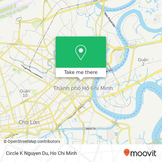 Circle K Nguyen Du map