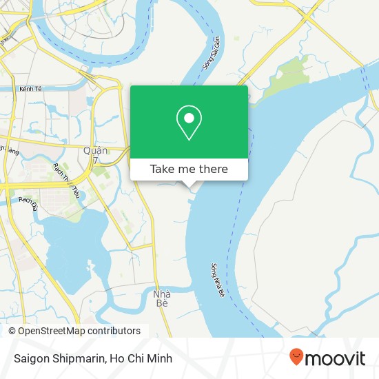 Saigon Shipmarin map