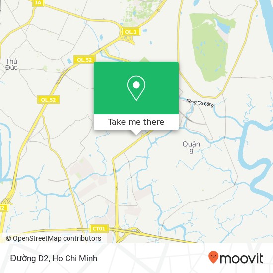 Đường D2 map