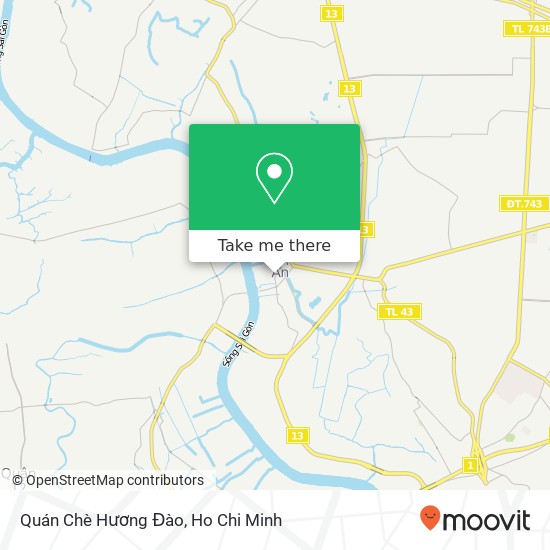 Quán Chè Hương Đào map