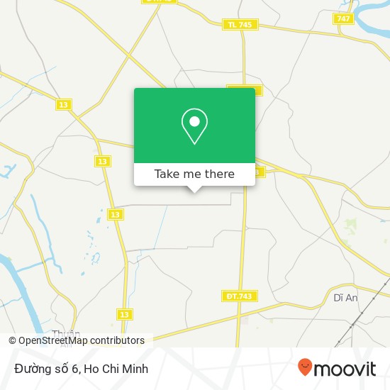 Đường số 6 map