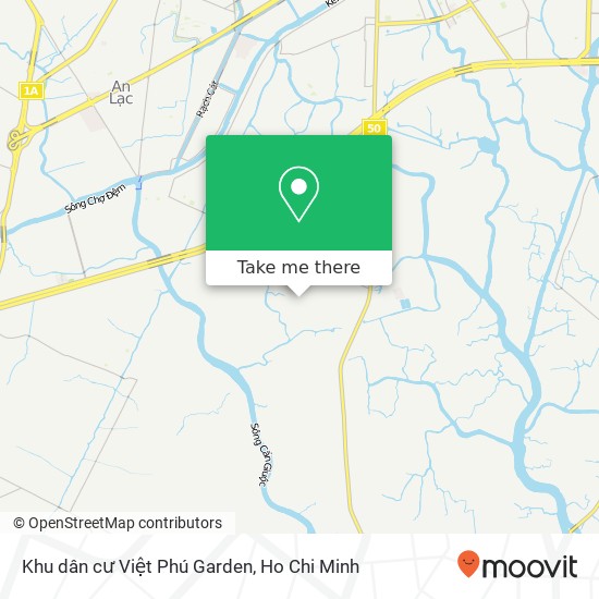 Khu dân cư Việt Phú Garden map