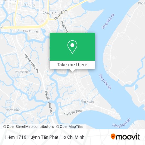 Hẻm 1716 Huỳnh Tấn Phát map