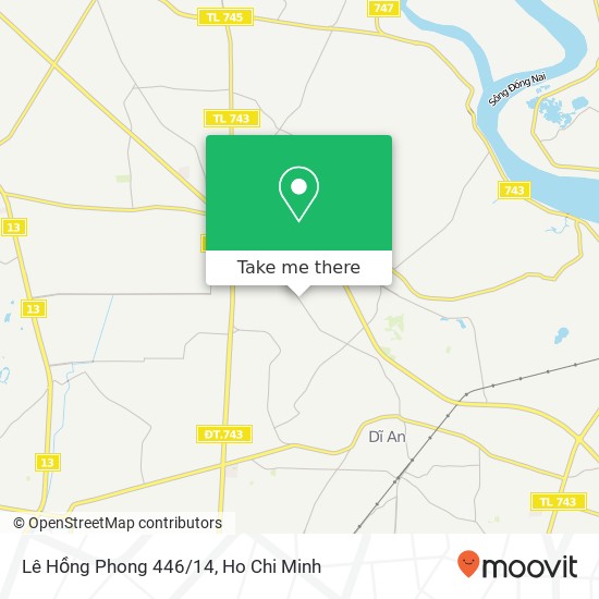 Lê Hồng Phong 446/14 map