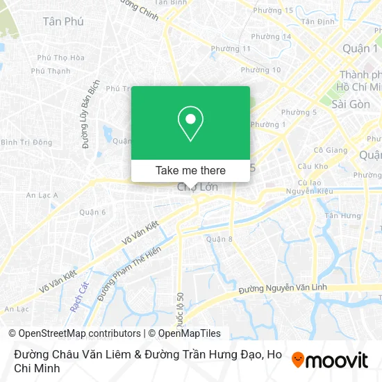 Đường Châu Văn Liêm & Đường Trần Hưng Đạo map