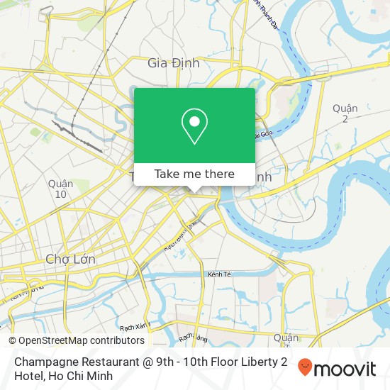 Champagne Restaurant @ 9th - 10th Floor Liberty 2 Hotel map