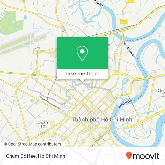 Chum Coffee map