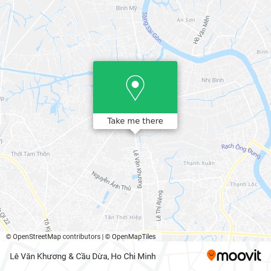 Lê Văn Khương & Cầu Dừa map