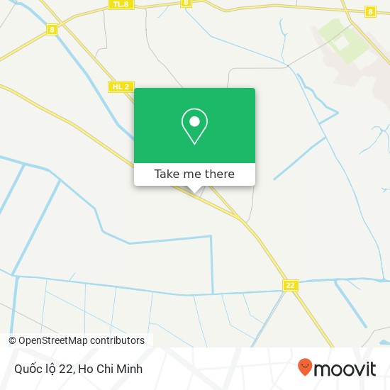 Quốc lộ 22 map