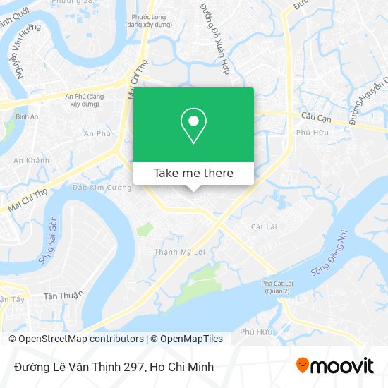 Đường Lê Văn Thịnh 297 map