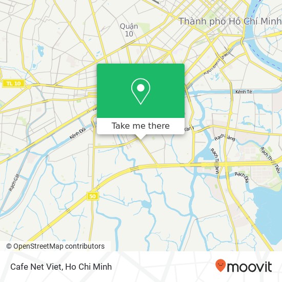 Cafe Net Viet map