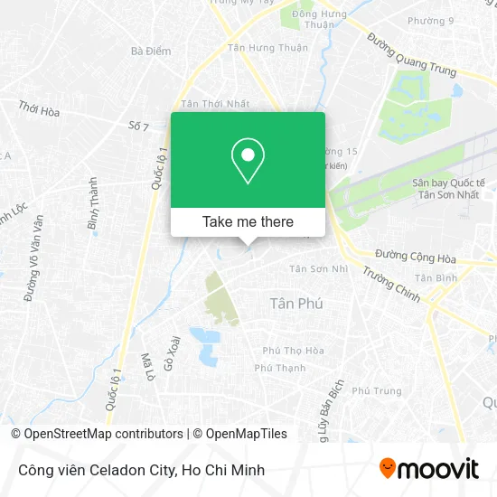 Công viên Celadon City map