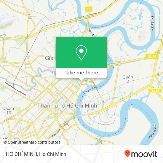 HỒ CHÍ MINH map