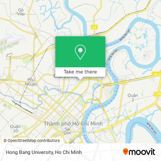 Hong Bang University map