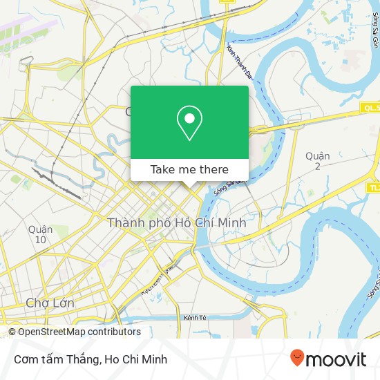 Cơm tấm Thắng map