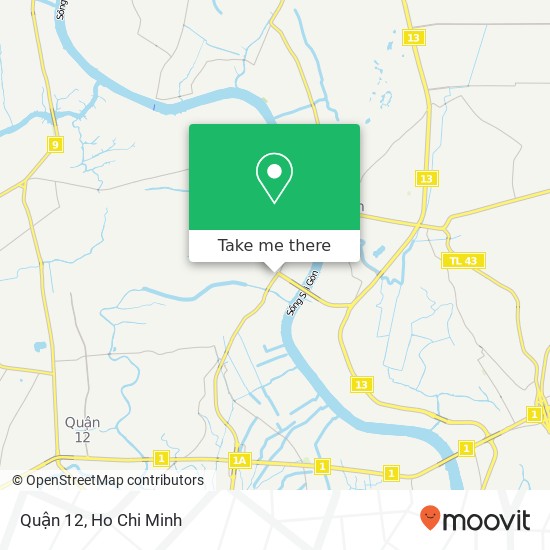 Quận 12 map