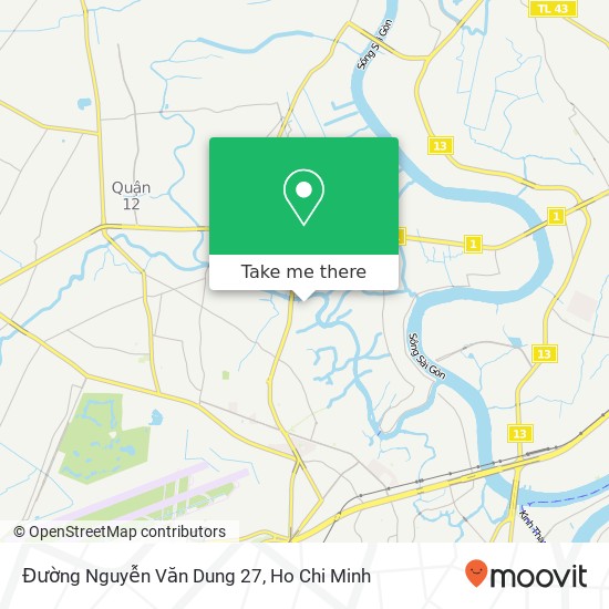 Đường Nguyễn Văn Dung 27 map