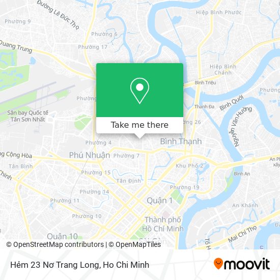 Hẻm 23 Nơ Trang Long map