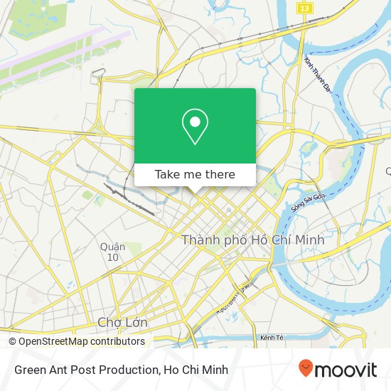Green Ant Post Production map