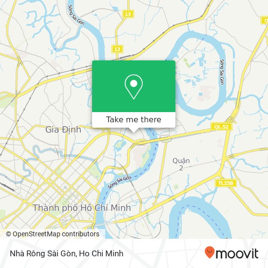 Nhà Rông Sài Gòn map