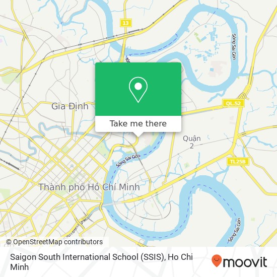Saigon South International School (SSIS) map