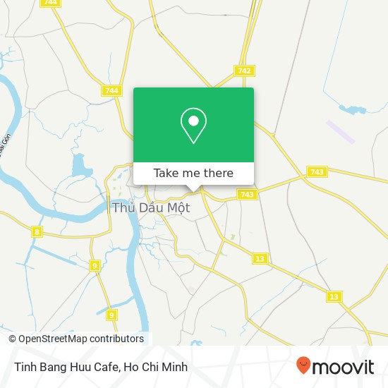 Tinh Bang Huu Cafe map