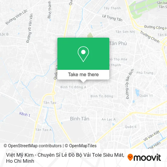 Việt Mỹ Kim - Chuyên Sỉ Lẻ Đồ Bộ Vải Tole Siêu Mát map