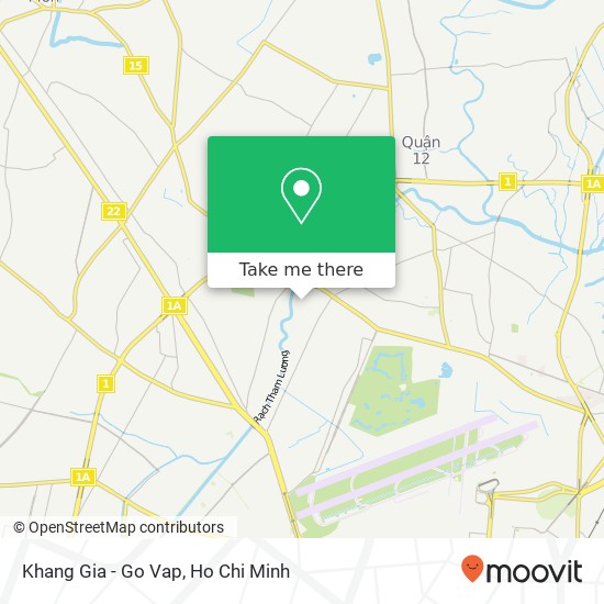 Khang Gia - Go Vap map