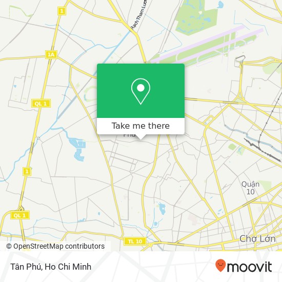 Tân Phú map