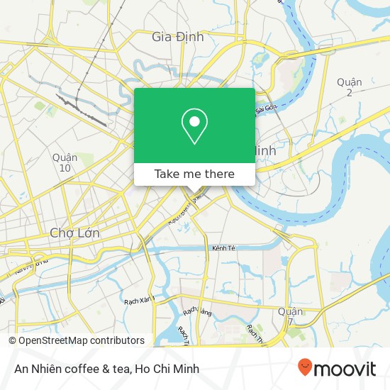 An Nhiên coffee & tea map