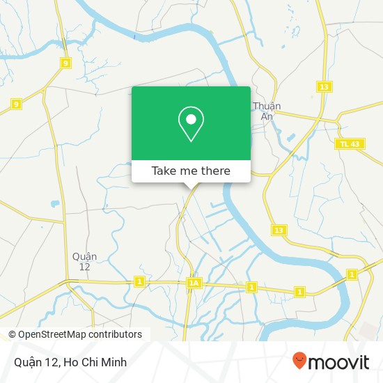 Quận 12 map