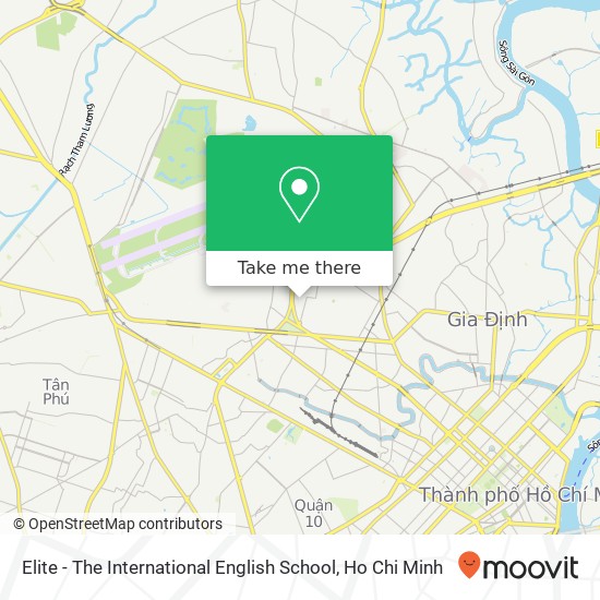 Elite - The International English School map