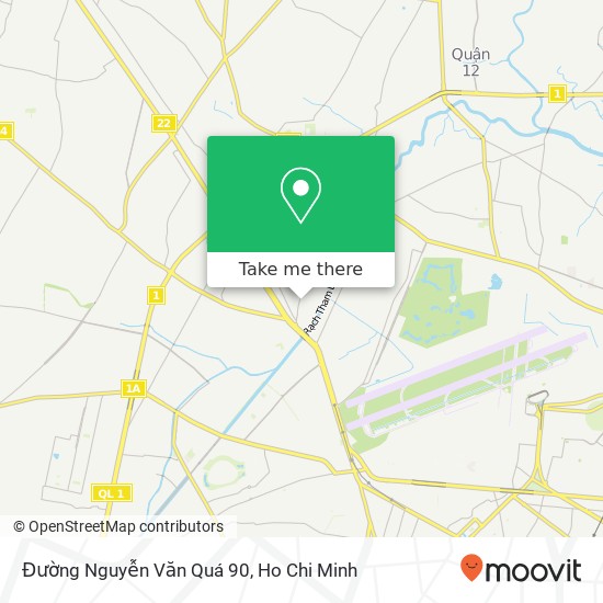 Đường Nguyễn Văn Quá 90 map