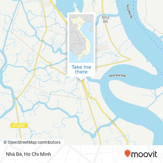 Nhà Bè map