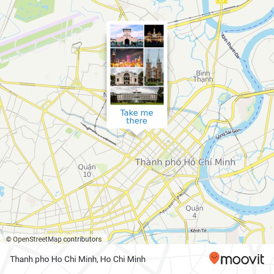 Thanh pho Ho Chi Minh map