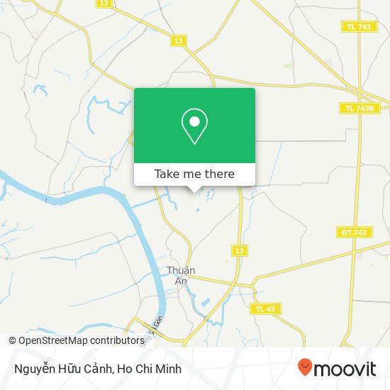 Nguyễn Hữu Cảnh map