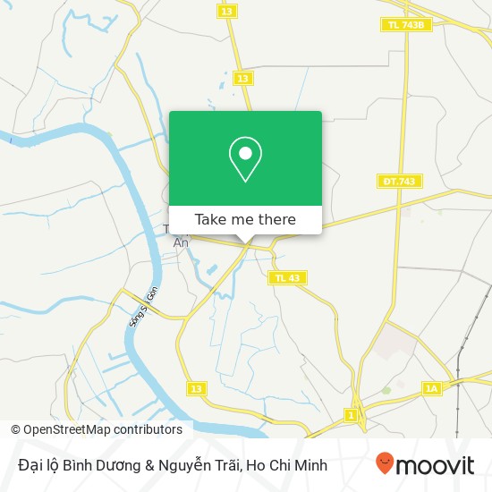 Đại lộ Bình Dương & Nguyễn Trãi map