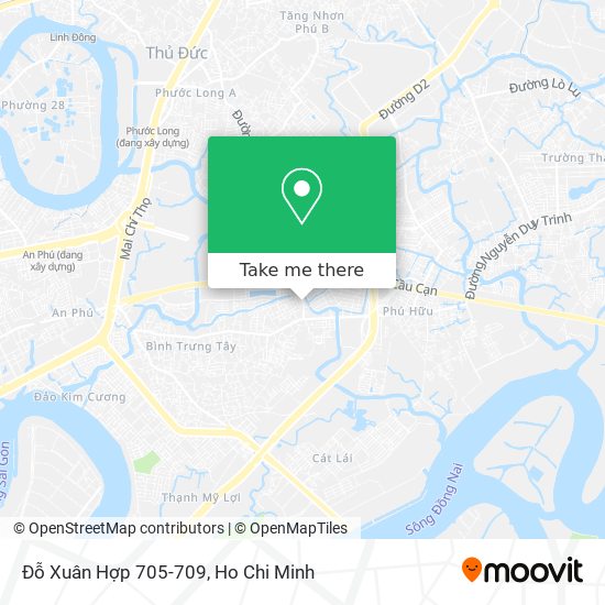 Đỗ Xuân Hợp 705-709 map