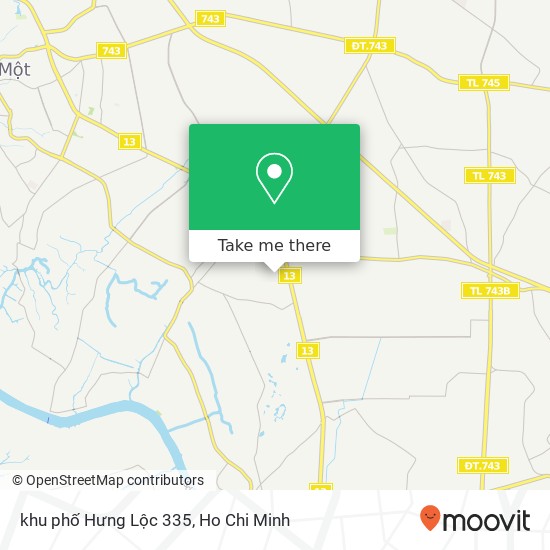 khu phố Hưng Lộc 335 map