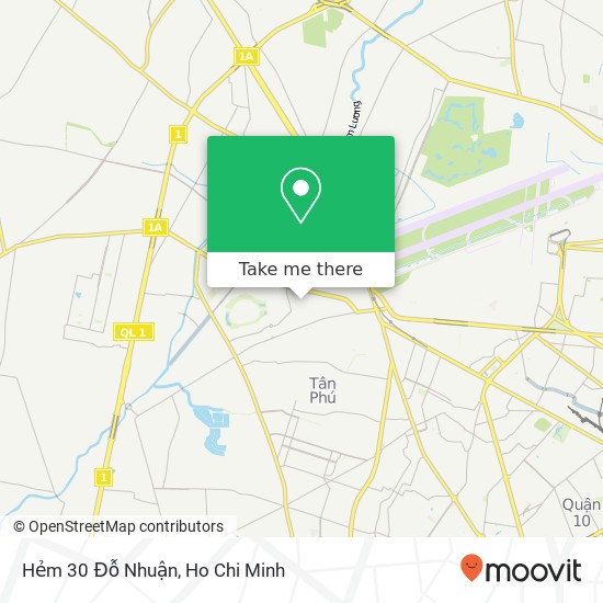 Hẻm 30 Đỗ Nhuận map