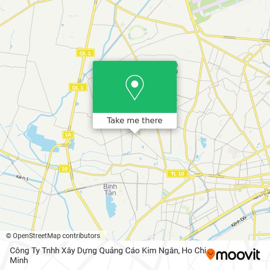 Công Ty Tnhh Xây Dựng Quảng Cáo Kim Ngân map